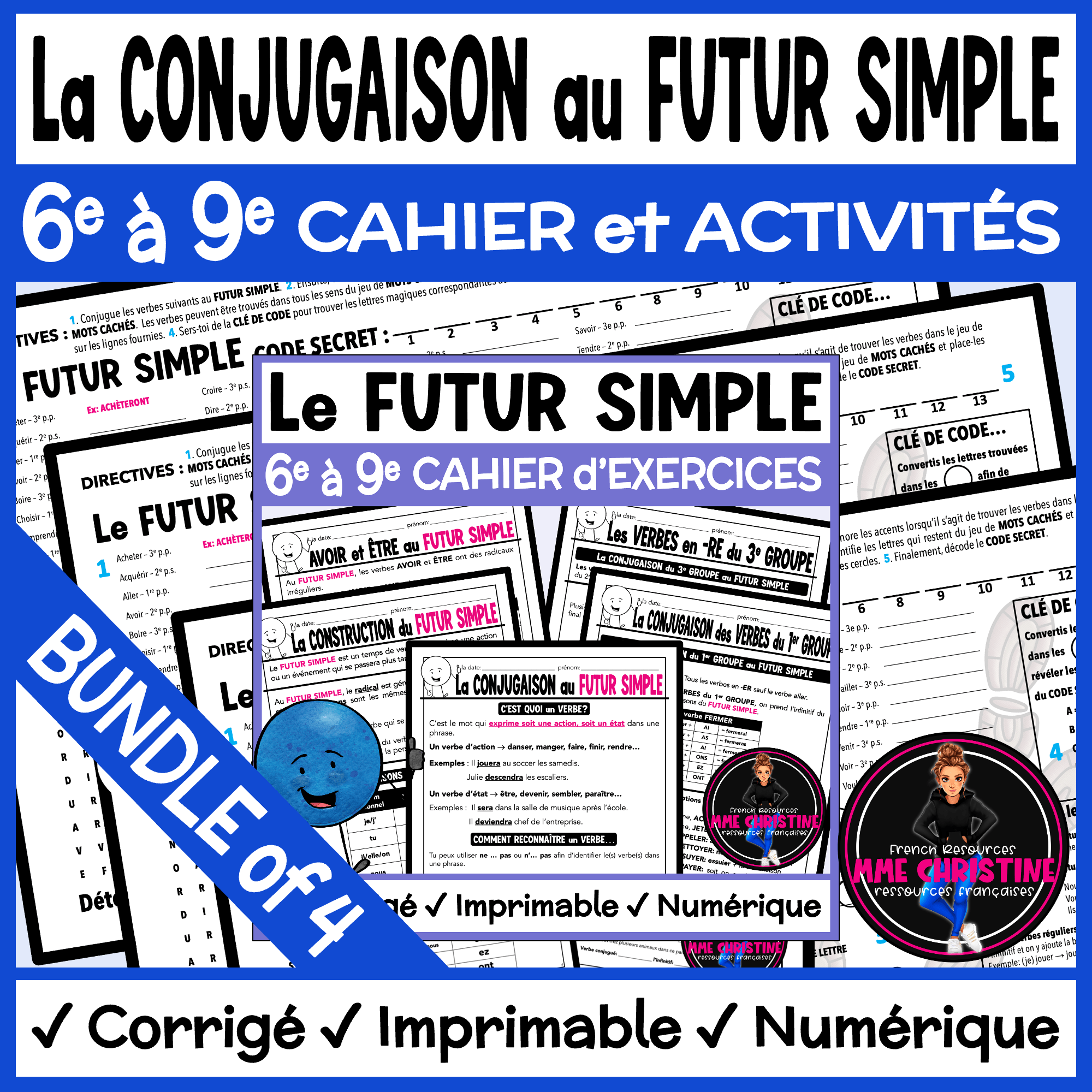 French Future Tense Bundle | Les verbes au futur simple | French Verb Activities