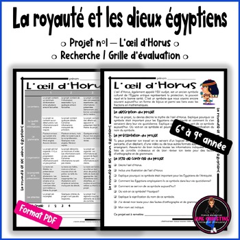 L'Égypte antique - La royauté et les dieux égyptiens - Activités et 4 projets - Ancient Egypt - Image 3