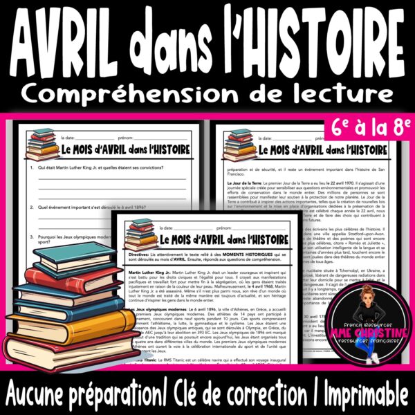 Compréhension de lecture - French Reading Comprehension ENDLESS BUNDLE - Image 5