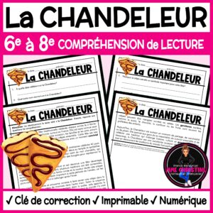 Compréhension de lecture - La CHANDELEUR