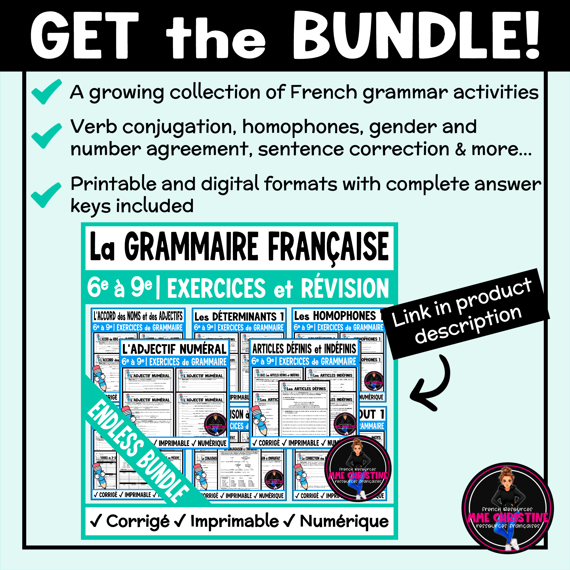 French Verb Bundle | Imparfait, Futur Simple & Conditionnel | Workbooks & Activities - Image 5